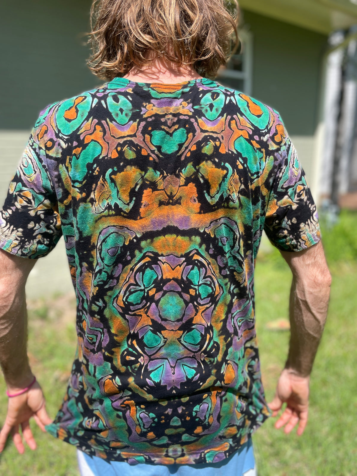 SOLD - Patina Copper Mandala