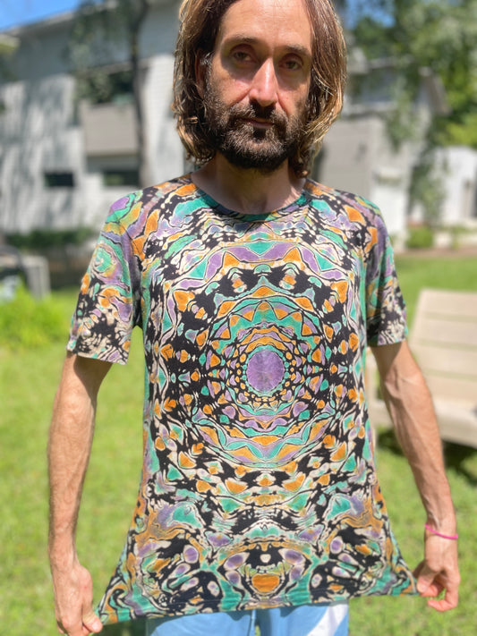 SOLD - Patina Copper Mandala